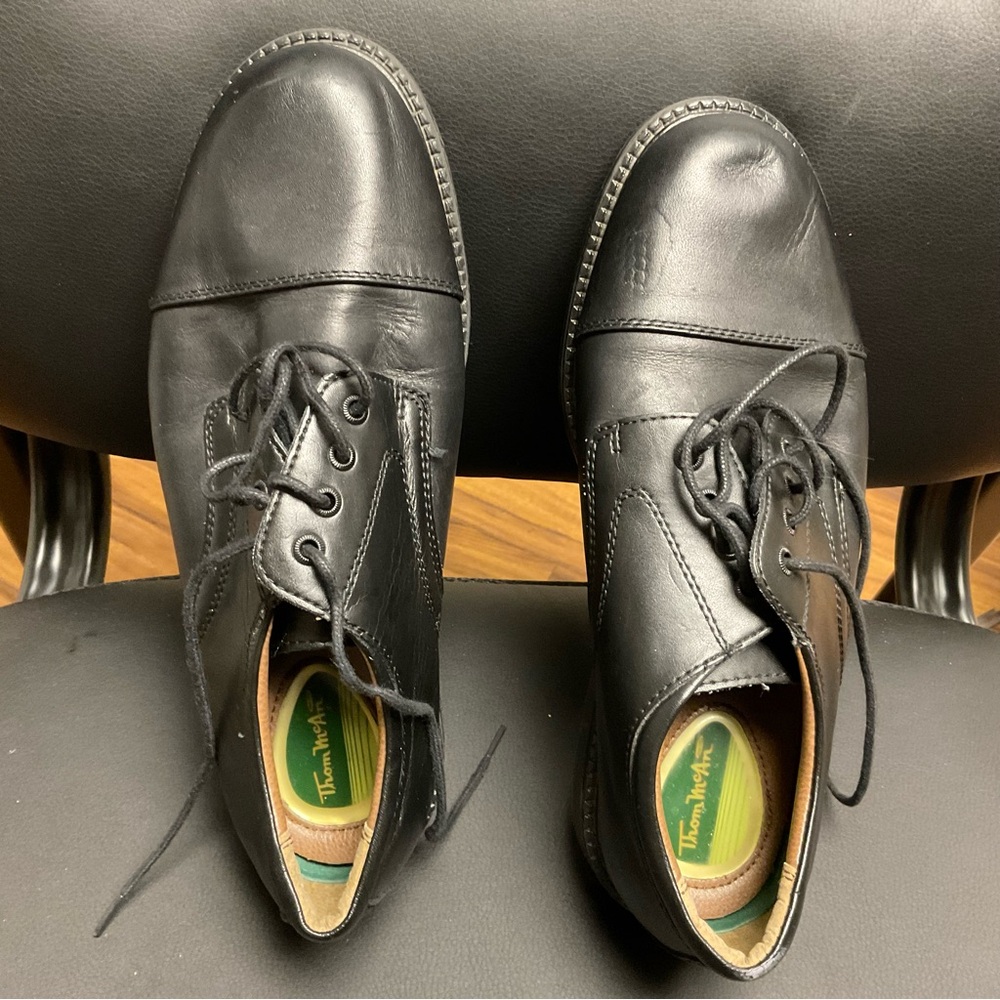 Thom McAn Men’s Karlov Black 8W Shoes #20175
